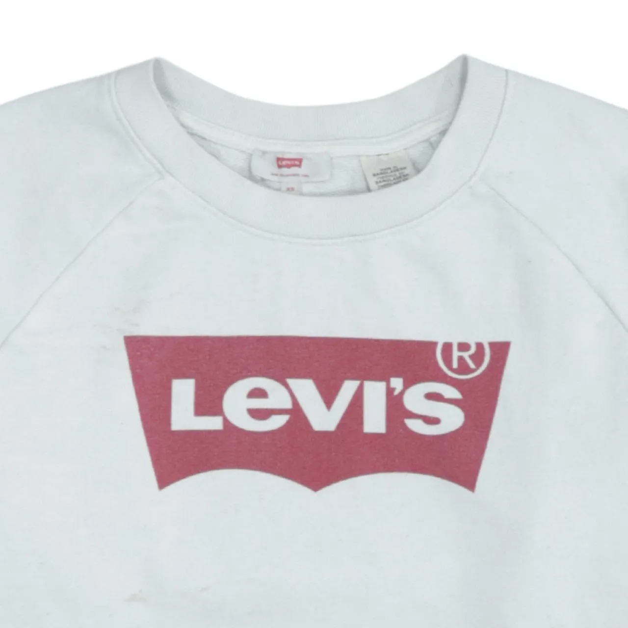 Levi's 90s Vintage Crewneck Spellout Sweatshirt White Men's XS Retro sold by Vintage Club product image thumbnail 3
