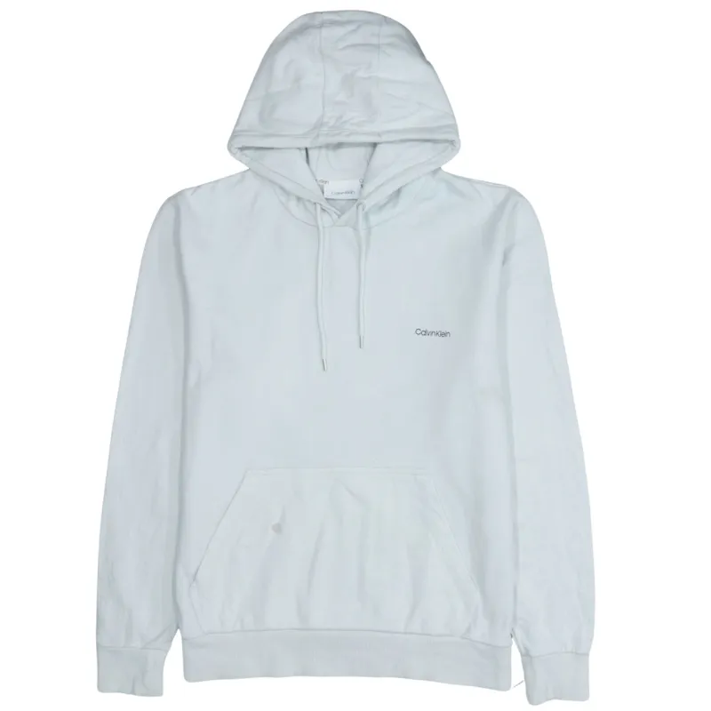Vintage Calvin Klein 90s White Cotton Hoodie 2XL XXL Pullover Casual made by Calvin Klein