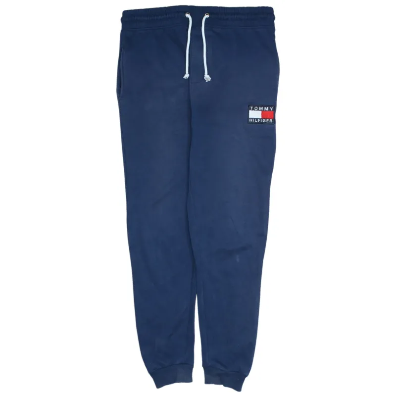 Tommy Jeans Vintage 90's Navy Blue Medium Jogger Sweatpants Cotton sold by Vintage Club