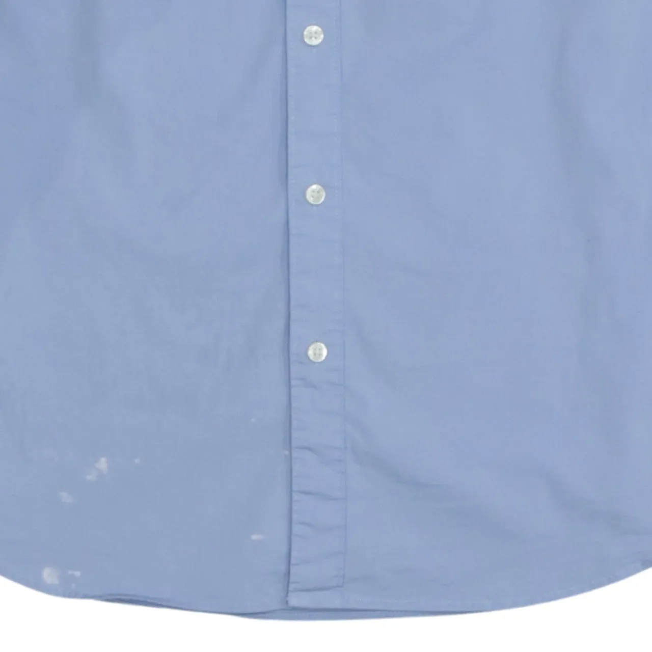 Tommy Hilfiger 90s Men's Large Blue Cotton Long Sleeve Shirt sold by Vintage Club product image thumbnail 4