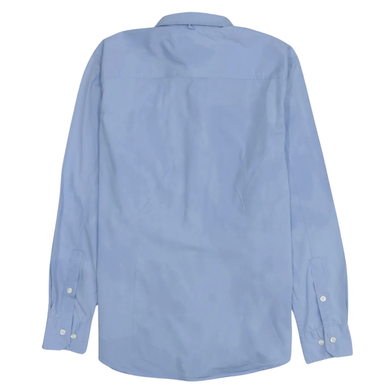 Tommy Hilfiger 90s Men's Large Blue Cotton Long Sleeve Shirt sold by Vintage Club product image thumbnail 2