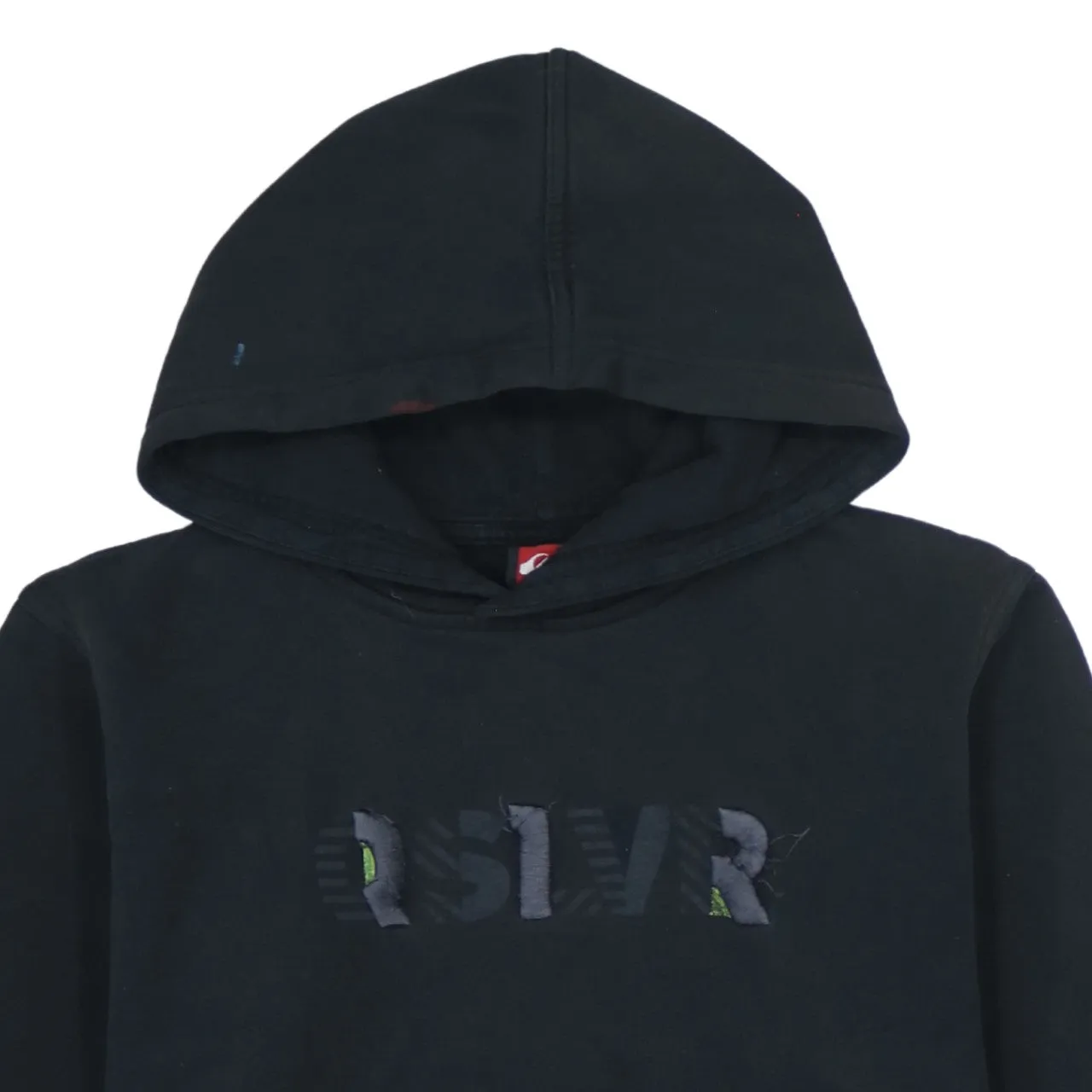 Vintage Black QuikSilver 90's Spellout Pullover Hoodie Men's Small Cotton sold by Vintage Club product image thumbnail 3