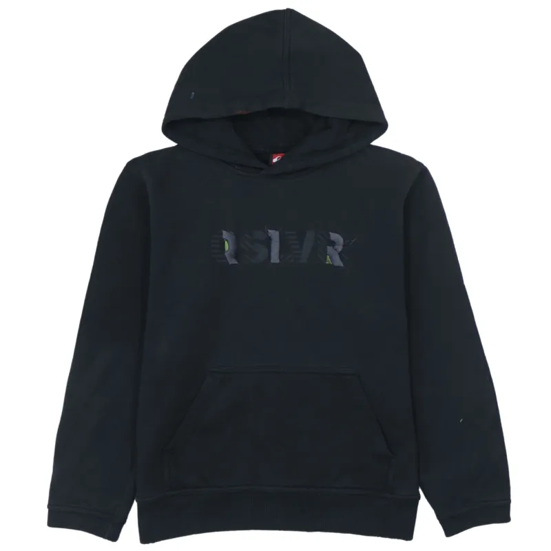 Vintage Black QuikSilver 90's Spellout Pullover Hoodie Men's Small Cotton sold by Vintage Club