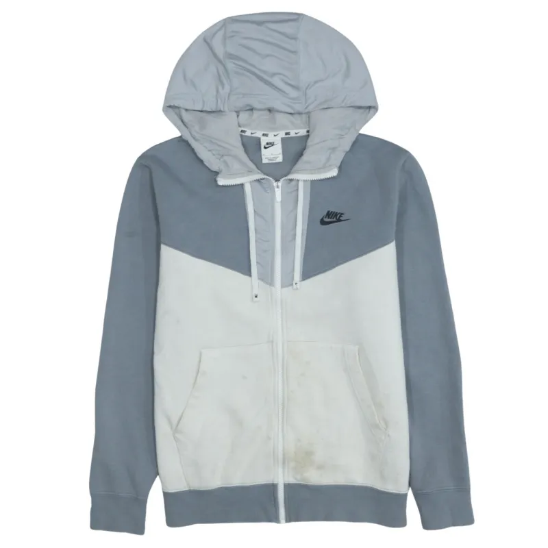 Nike 90's Vintage Grey Swoosh Men's Medium Hoodie Full Zip Retro sold by Vintage Club