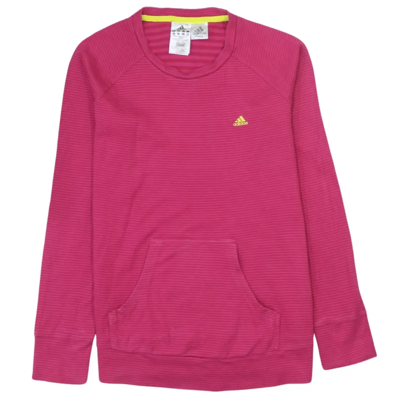 Adidas 90's Vintage Pink Crew Neck Cotton Sweatshirt Women's Small sold by Vintage Club