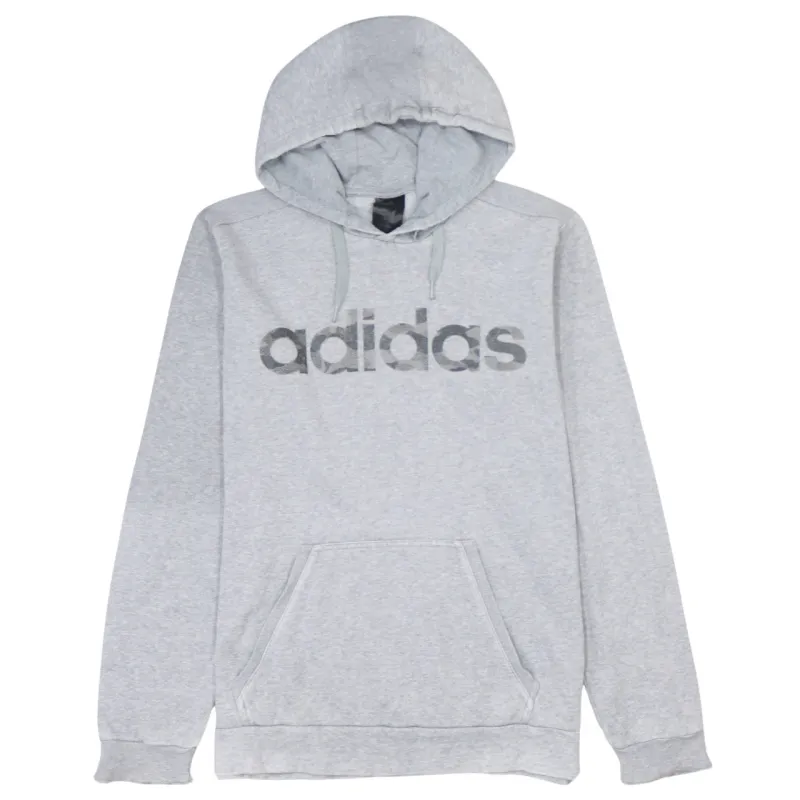 Adidas 90's Spellout Men's Grey Vintage Pullover Hoodie Small Retro sold by Vintage Club