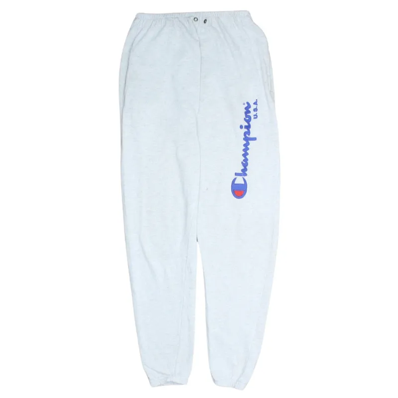 Champion Vintage 90's White Cotton Tracksuit Joggers Sweatpants S sold by Vintage Club