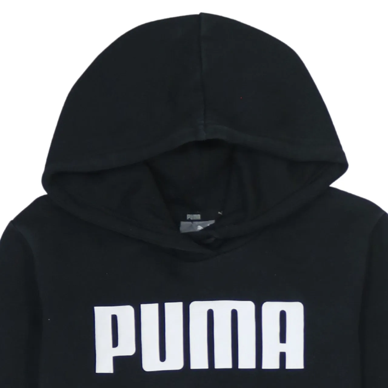 Puma Women's Vintage 90's Black Spellout Cotton Pullover Hoodie Small sold by Vintage Club product image thumbnail 3