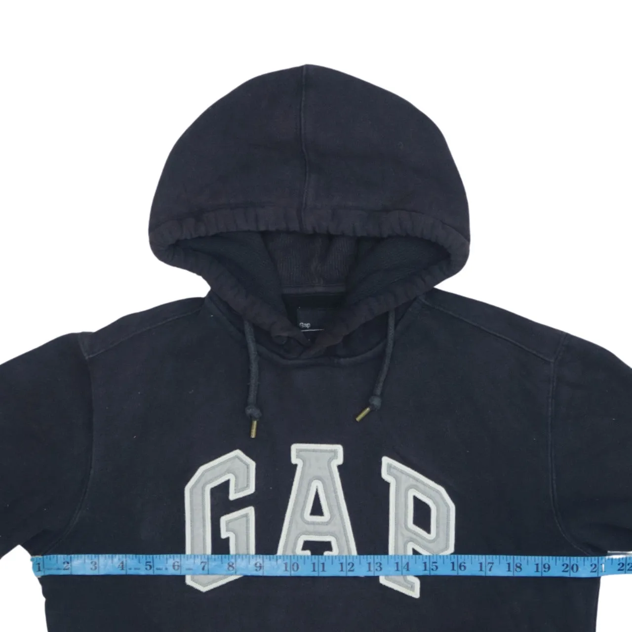 Gap 90's Vintage Spellout Logo Black Cotton Hoodie Men's Small sold by Vintage Club product image thumbnail 5