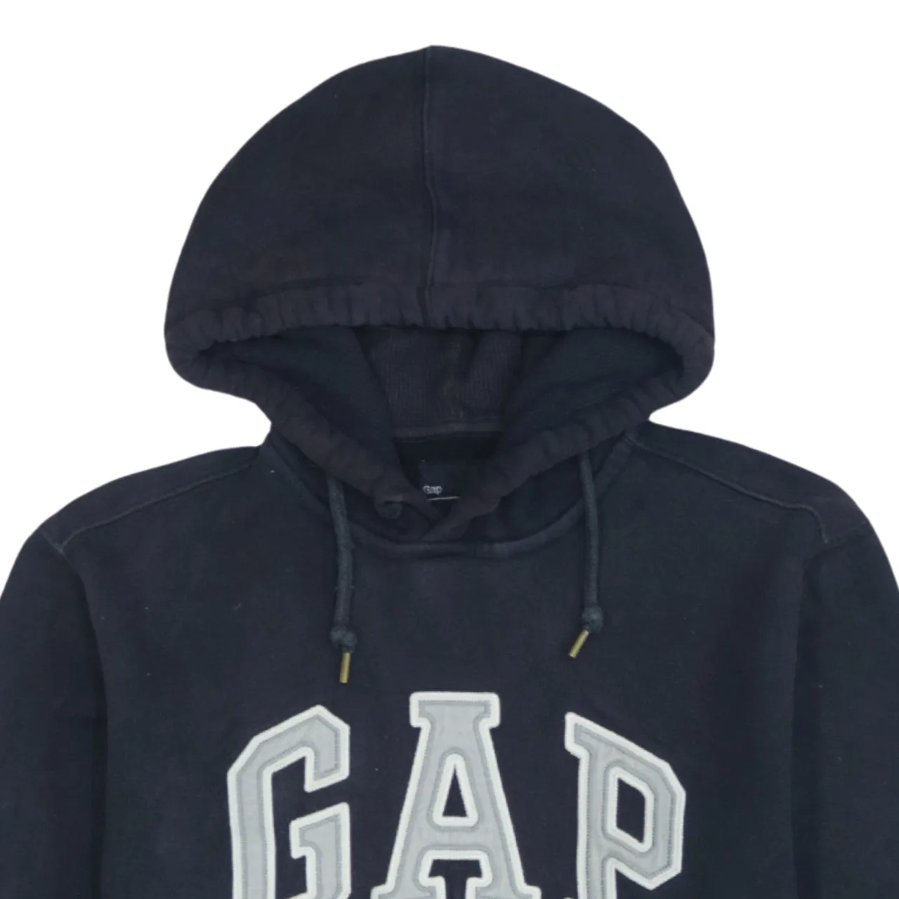 Gap 90's Vintage Spellout Logo Black Cotton Hoodie Men's Small sold by Vintage Club product image thumbnail 3