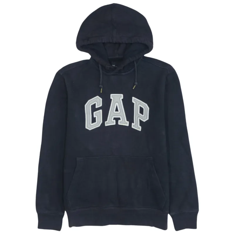 Gap 90's Vintage Spellout Logo Black Cotton Hoodie Men's Small made by GAP