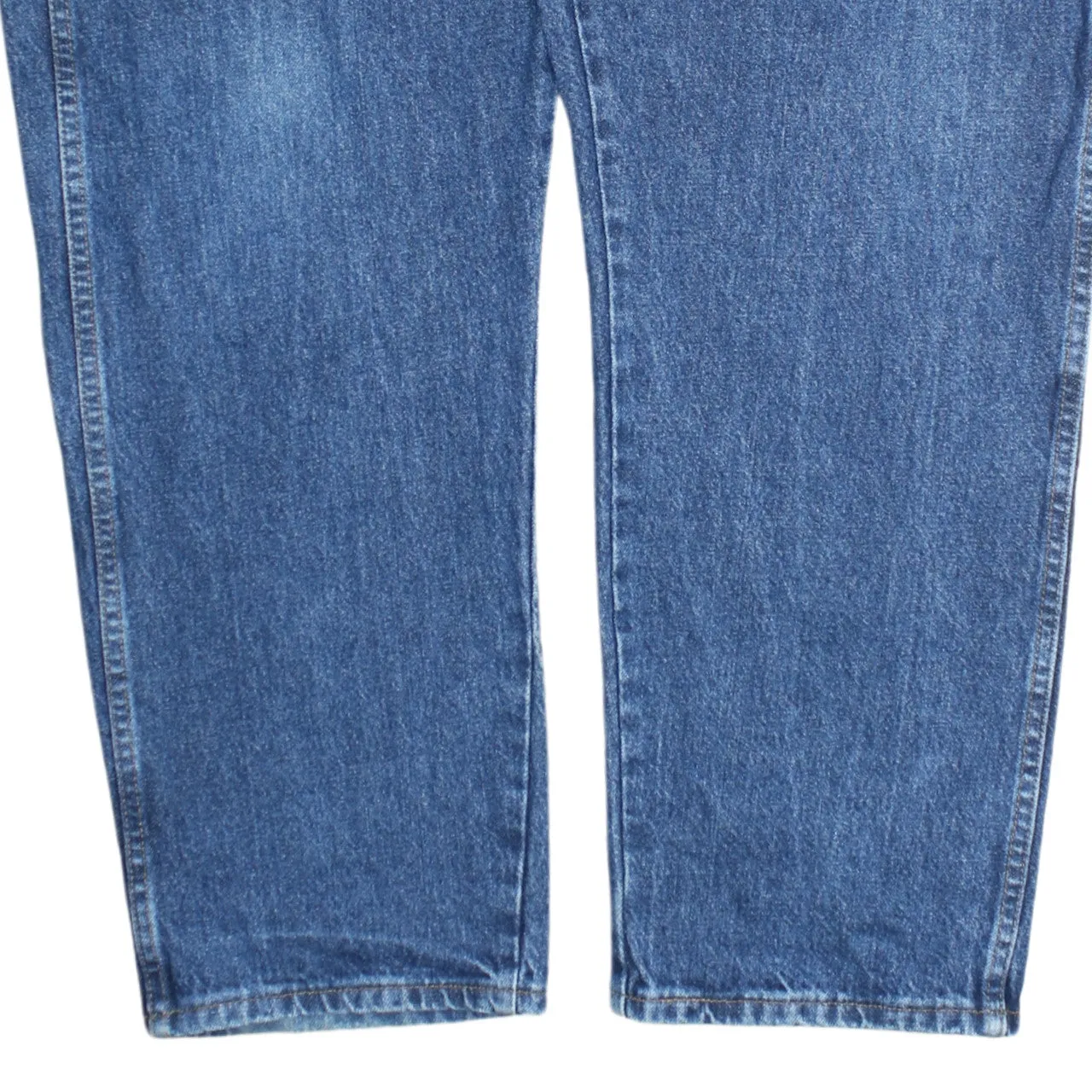 Vintage 90's Wrangler Men's Blue Cotton Lightwash Pants Size 44 sold by Vintage Club product image thumbnail 4
