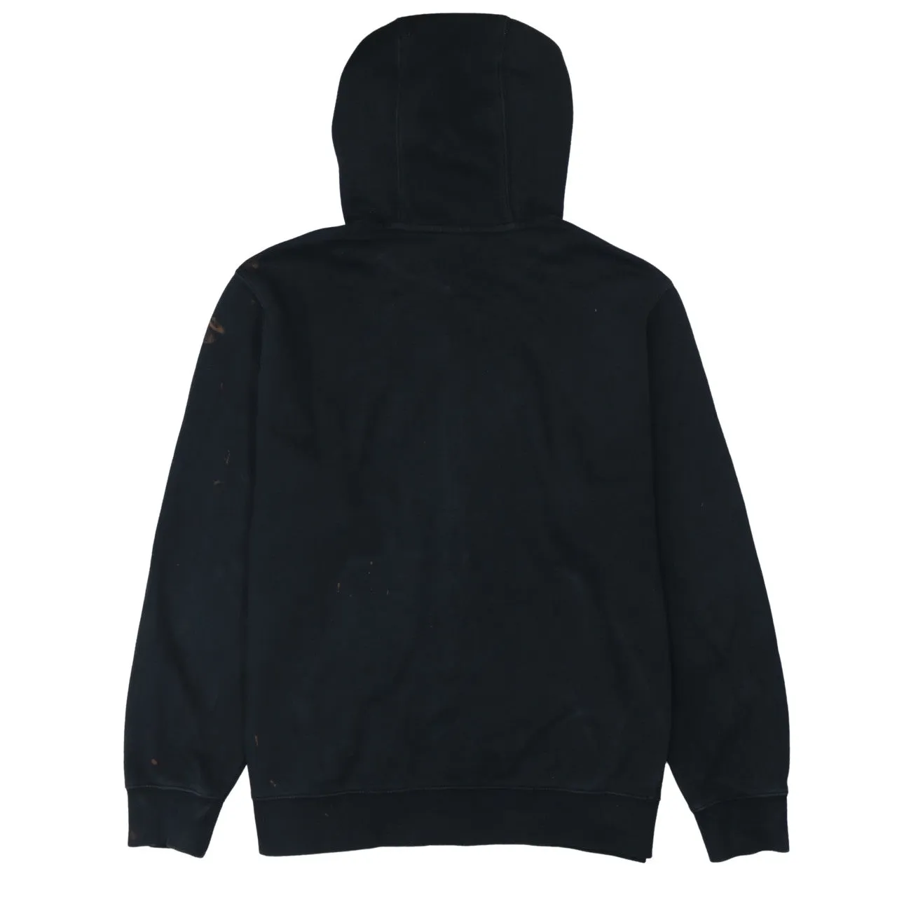 Vintage Nike Men's Large 90s Black Full Zip Swoosh Cotton Hoodie sold by Vintage Club product image thumbnail 2