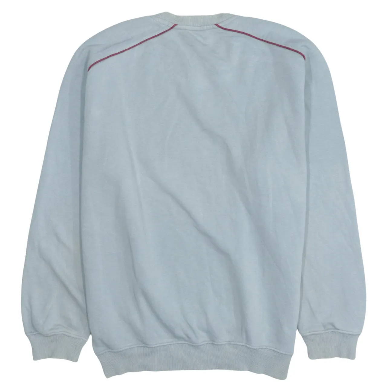 Adidas Vintage 90s Blue Crew Neck Spellout Sweatshirt Men's Medium sold by Vintage Club product image thumbnail 2