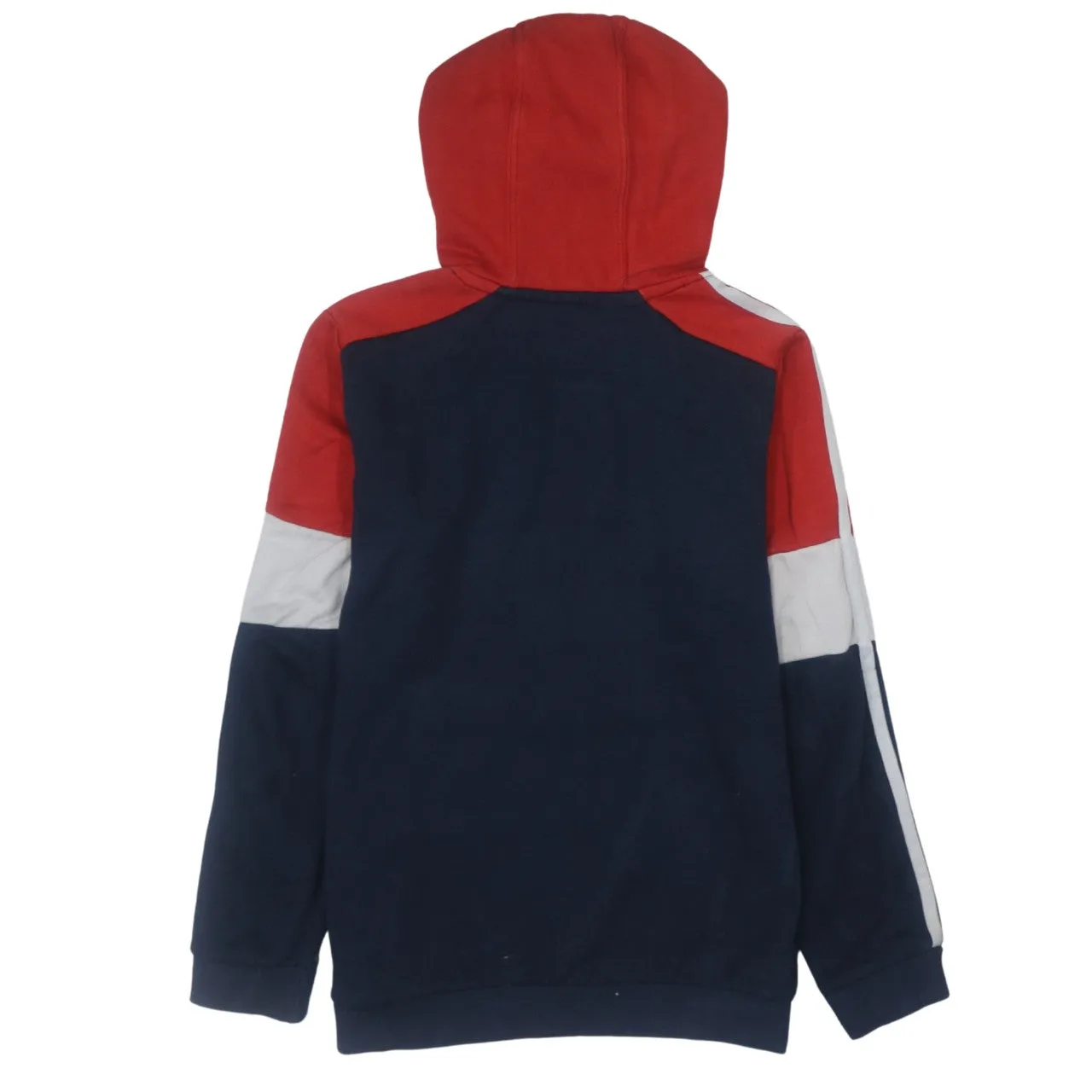 Adidas Men's Vintage Navy Red Pullover Hoodie XSmall Cotton Spellout sold by Vintage Club product image thumbnail 2