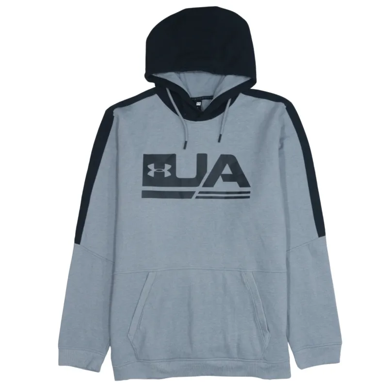 Under Armour Vintage 90s Black Drawstring Pullover Hoodie XLarge made by Under Armour