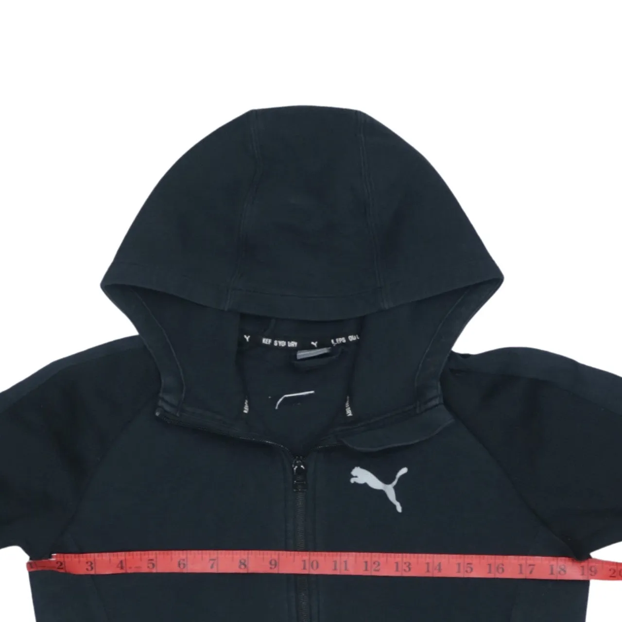 Puma Vintage 90's Black Cotton Zip-Up Hoodie Women's Large Sportswear sold by Vintage Club product image thumbnail 5