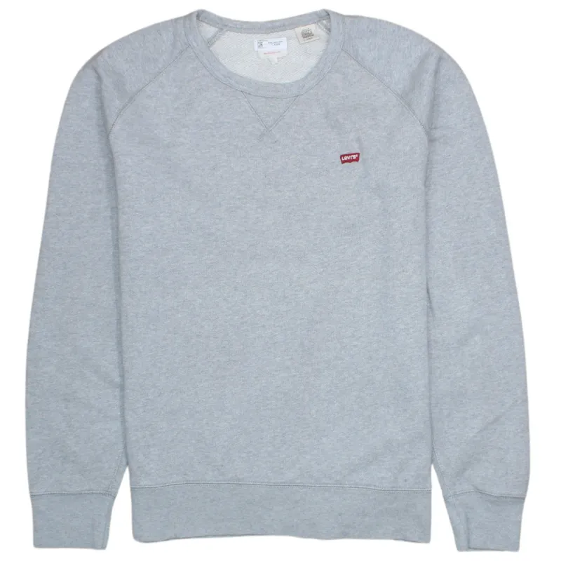 Levi's Vintage 90's Grey Crew Neck Sweatshirt - Men's Small, Lightweight made by Levi's
