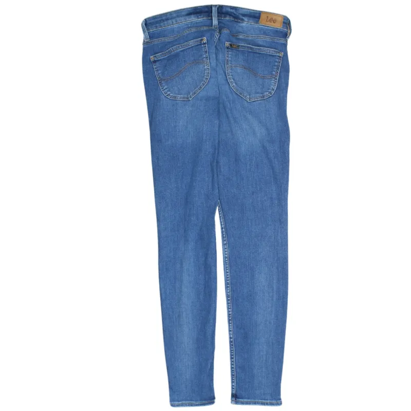 Lee 90's Vintage Men’s Blue Lightwash Cotton Trousers, Size 28 made by Lee