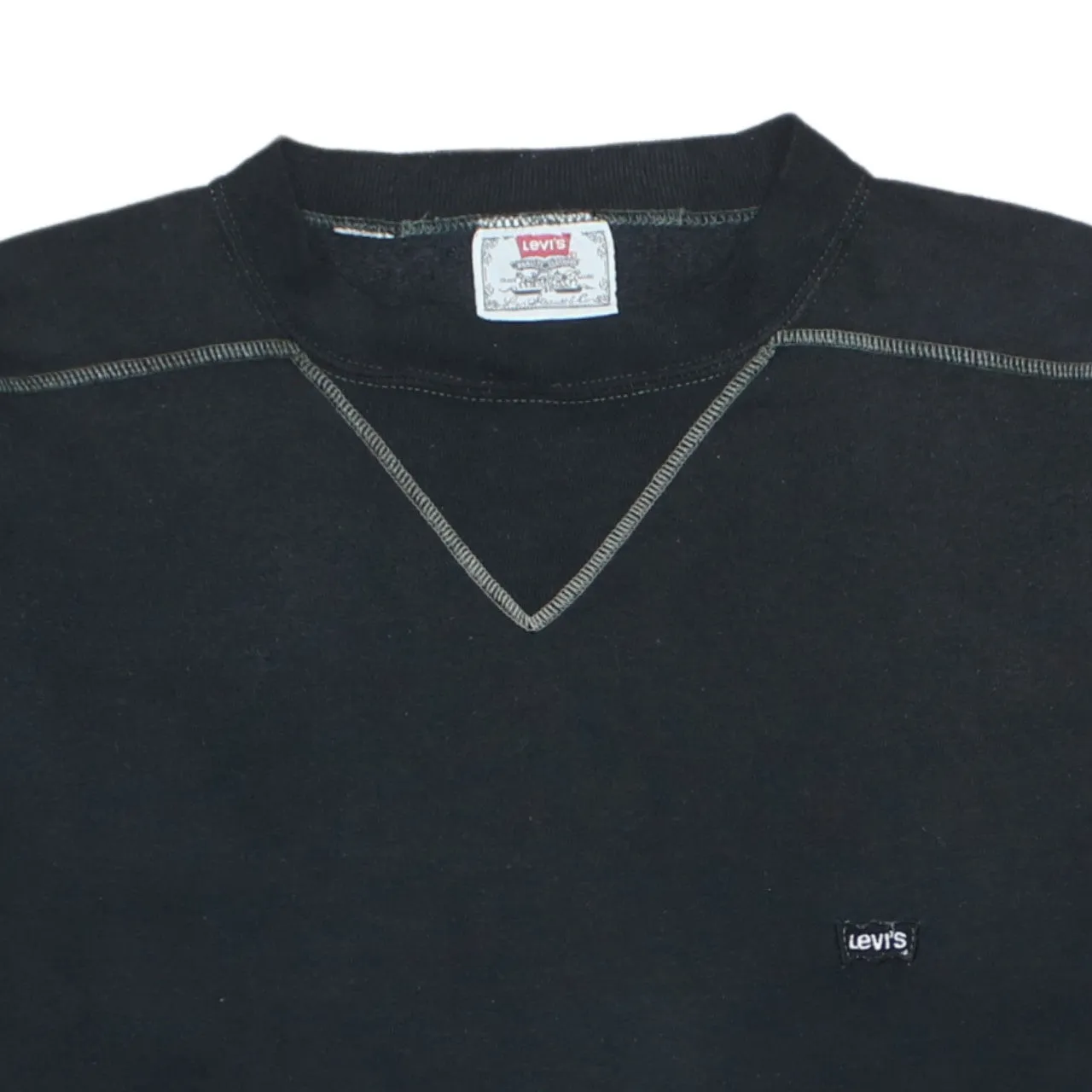 Levi's Vintage 90s Black Cotton Crew Neck Sweatshirt Men's Small sold by Vintage Club product image thumbnail 3
