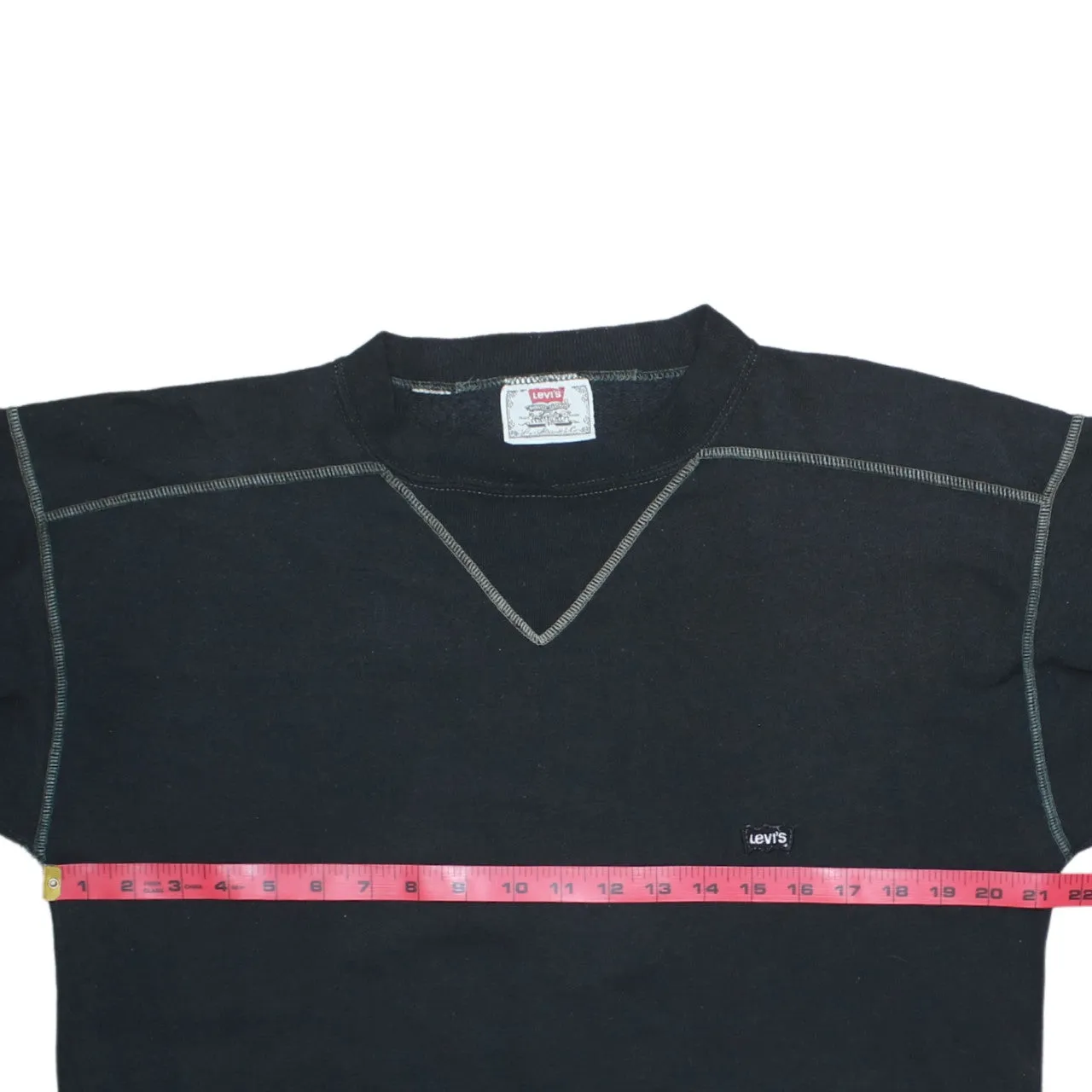 Levi's Vintage 90s Black Cotton Crew Neck Sweatshirt Men's Small sold by Vintage Club product image thumbnail 5