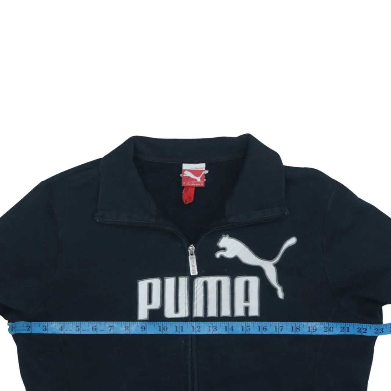 Puma Men's Vintage 90s Navy Blue Spellout Full Zip Sweatshirt M sold by Vintage Club product image thumbnail 5