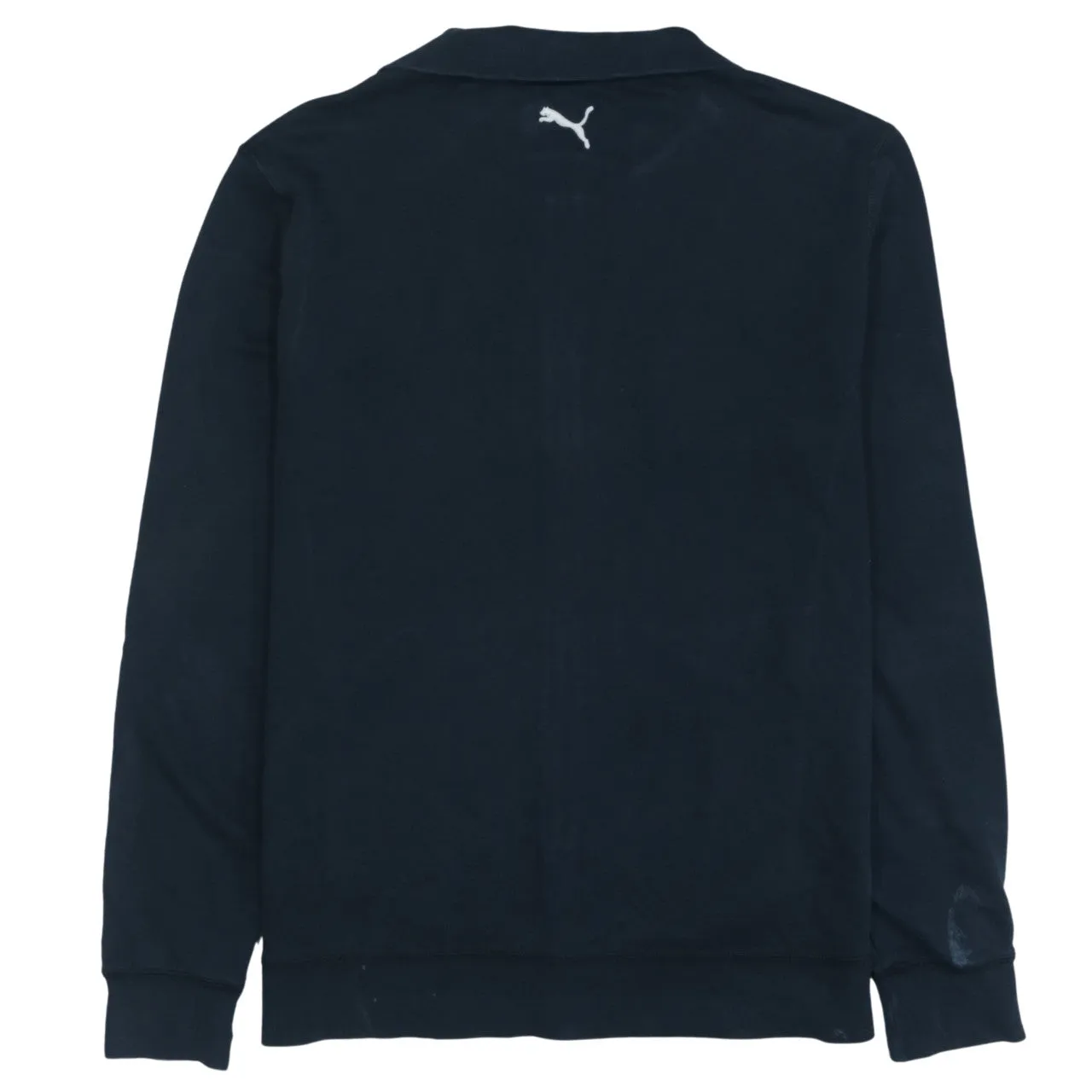 Puma Men's Vintage 90s Navy Blue Spellout Full Zip Sweatshirt M sold by Vintage Club product image thumbnail 2