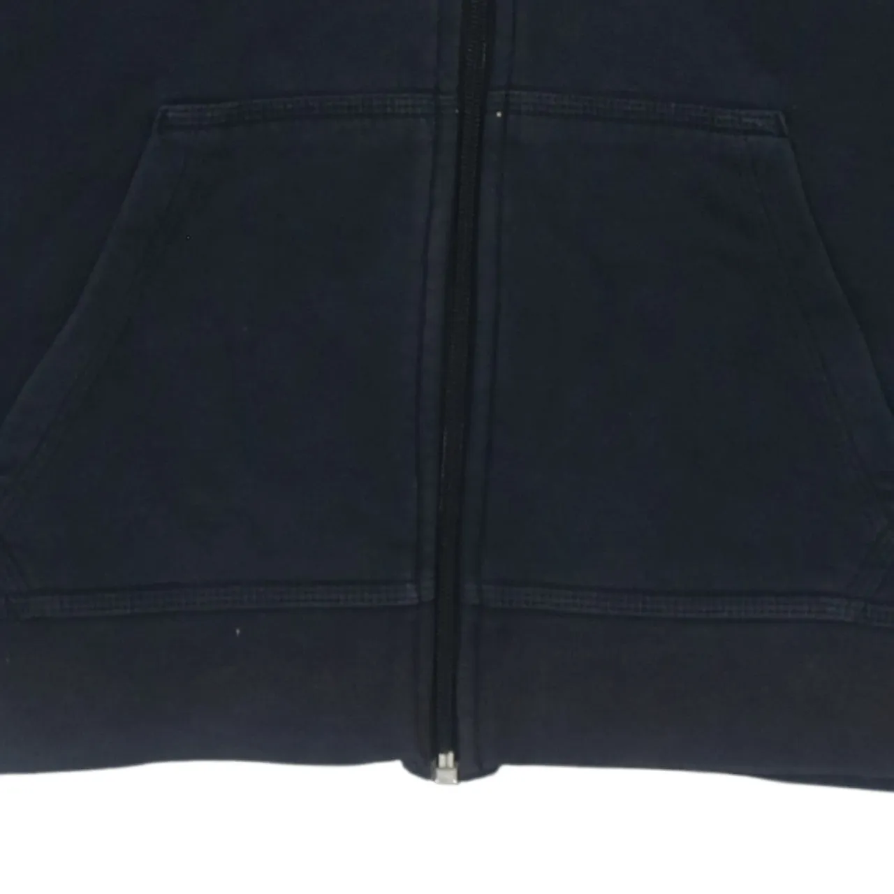 Nike Vintage 90's Black Swoosh Women's Large Full Zip Hoodie Cotton sold by Vintage Club product image thumbnail 4