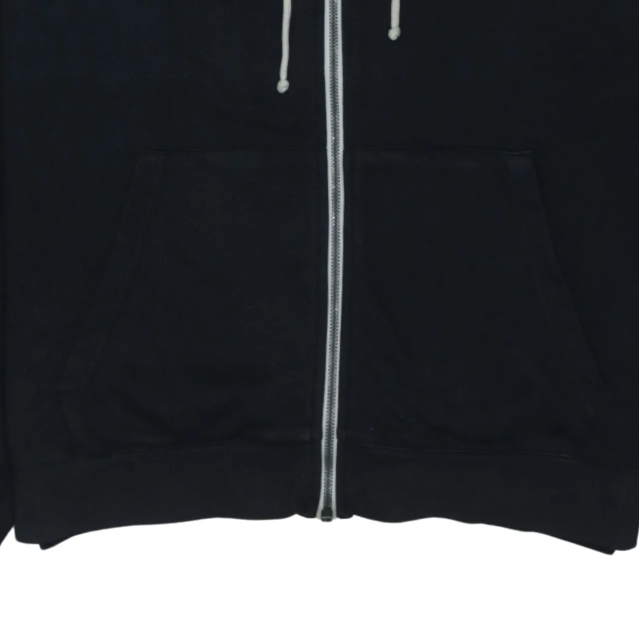 Reebok Men's Large 90s Black Cotton Full Zip Hoodie with Pockets sold by Vintage Club product image thumbnail 4