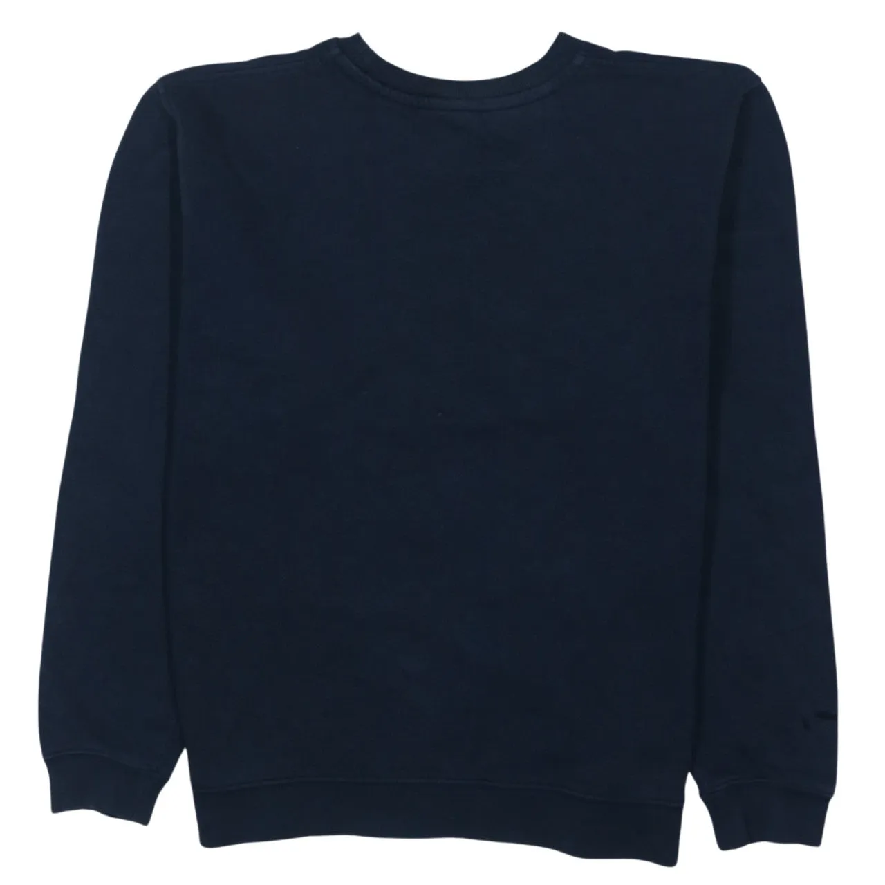Vintage Nike 90's Women’s Navy Swoosh Sweatshirt, Large Crew Neck sold by Vintage Club product image thumbnail 2