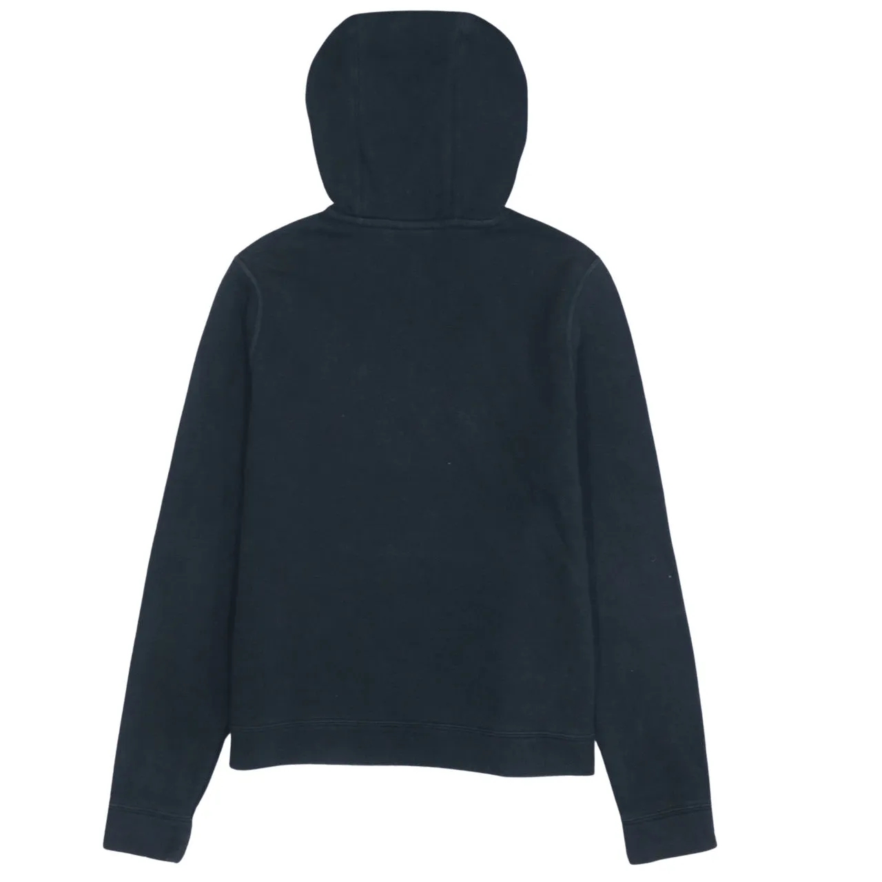 Vintage 90's Nike Black Hoodie Large | Center Swoosh Pullover Sweater sold by Vintage Club product image thumbnail 2