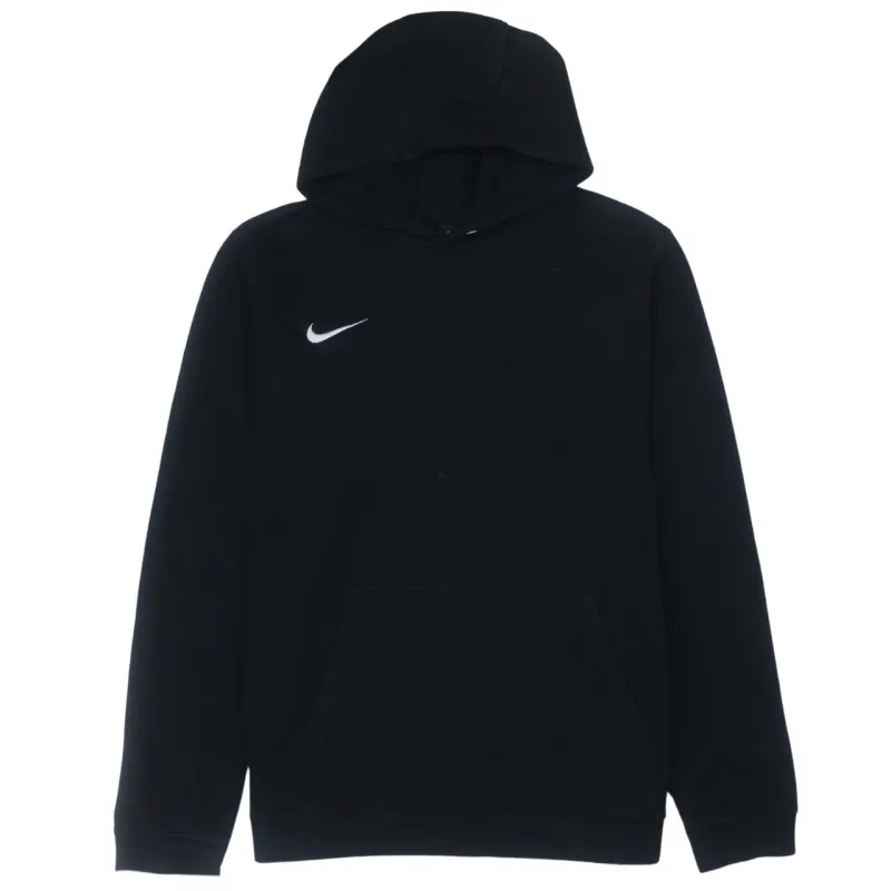 Vintage Nike 90's Black Swoosh Hoodie Women's Large Retro Pullover sold by Vintage Club