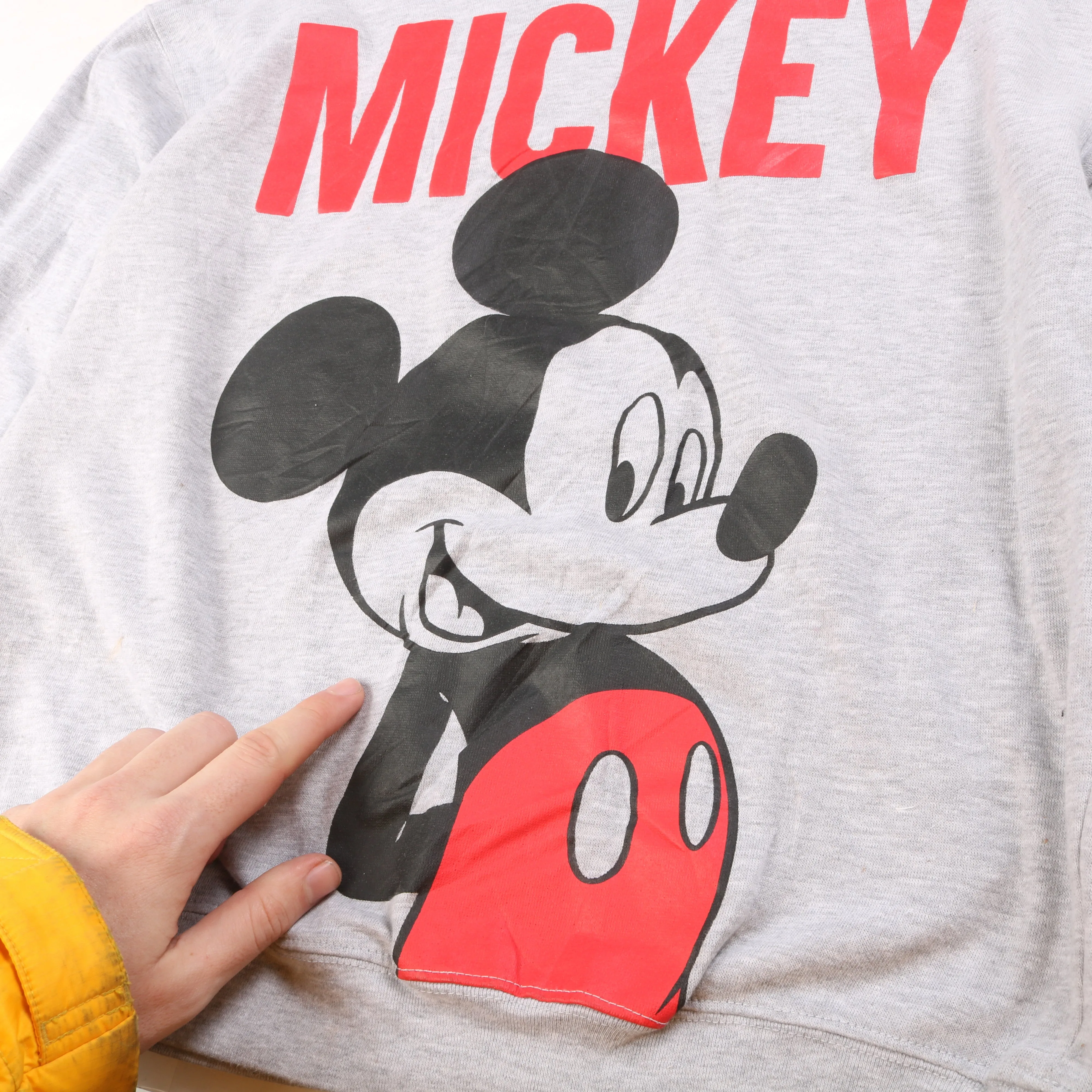 Vintage Disney Mickey Mouse Grey Crewneck Sweatshirt Women M sold by Vintage Club product image thumbnail 3