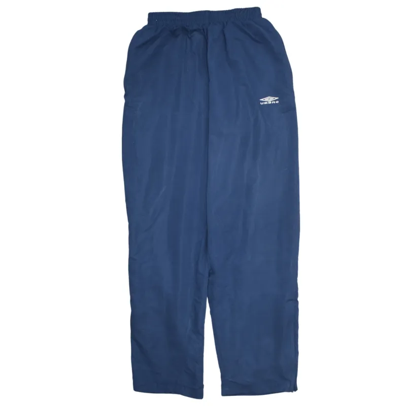 Umbro Navy Blue Trousers Men's Medium Elastic Waist Embroidered Logo Track Pants sold by Vintage Club
