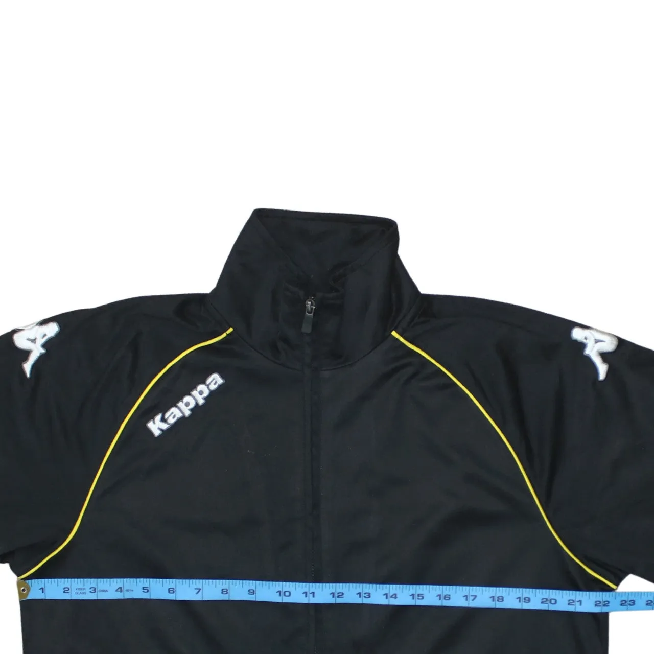 Kappa 90's Lightweight Full Zip Up Sweatshirt Large Black sold by Vintage Club product image thumbnail 5