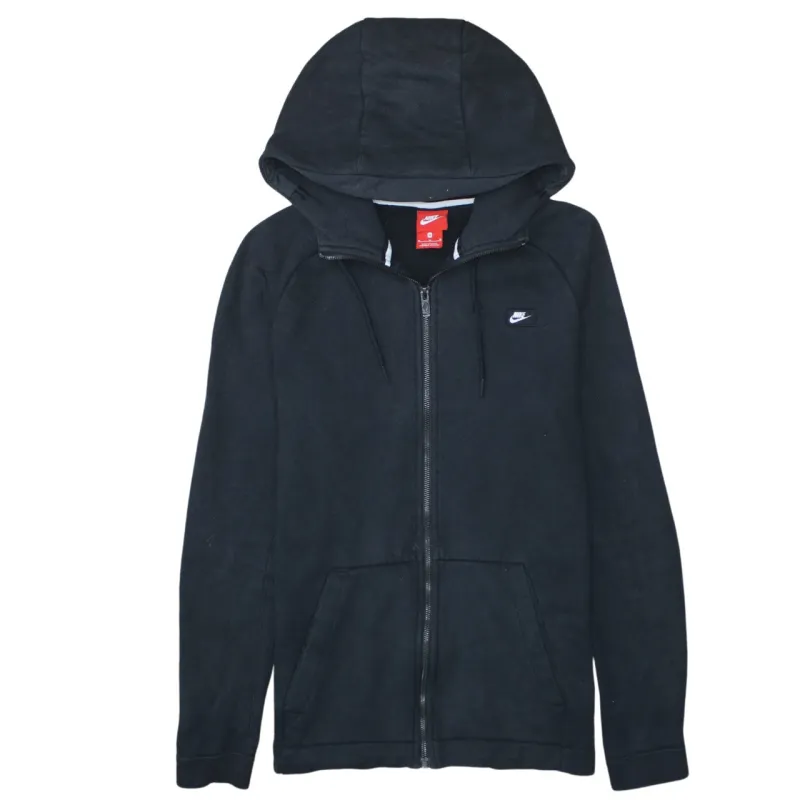 Nike 90's Swoosh Full Zip Up Hoodie Medium Black sold by Vintage Club