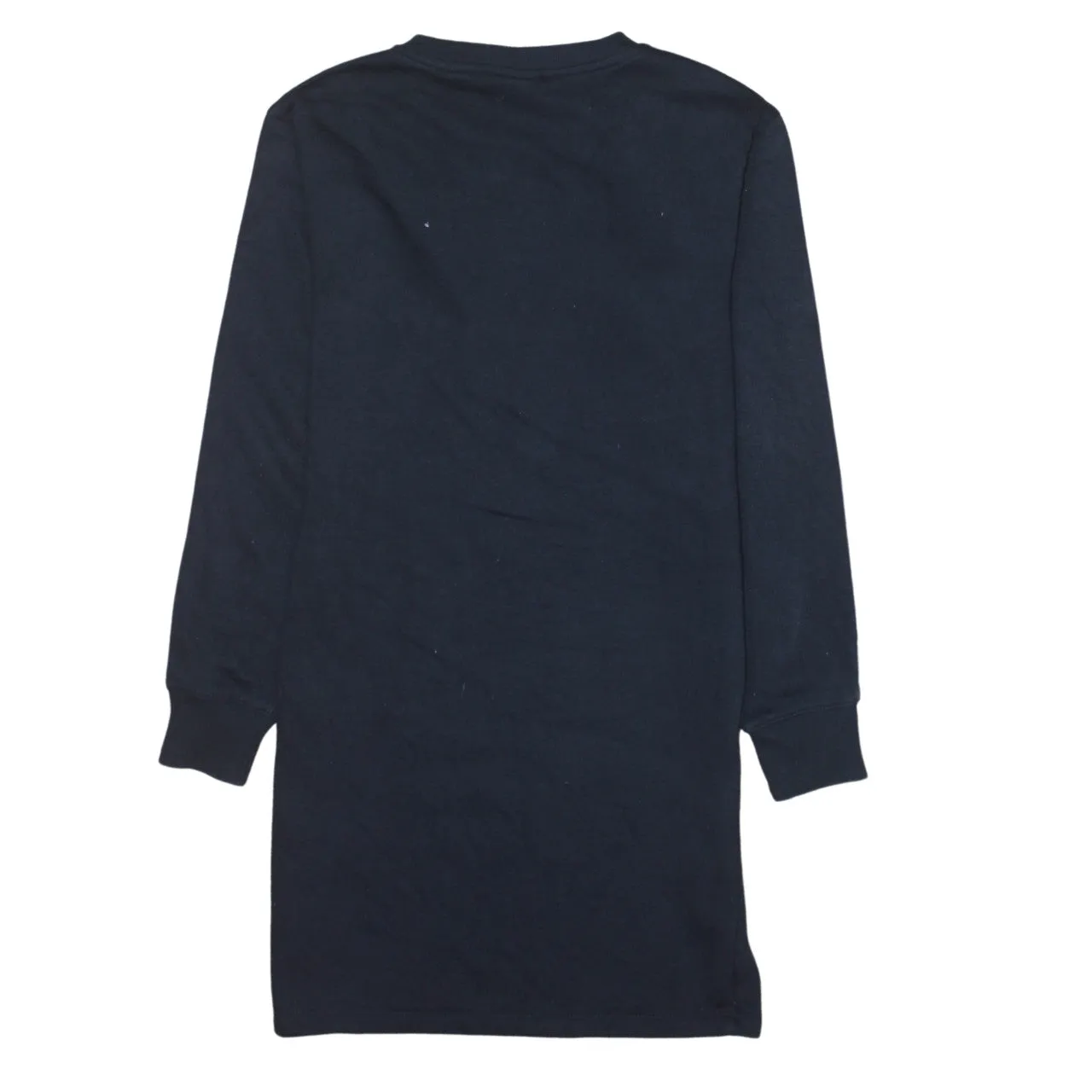 Champion Navy Blue Sweatshirt Women’s Large Tape Logo Sleeves Chest Patch Pullover Top sold by Vintage Club product image thumbnail 2