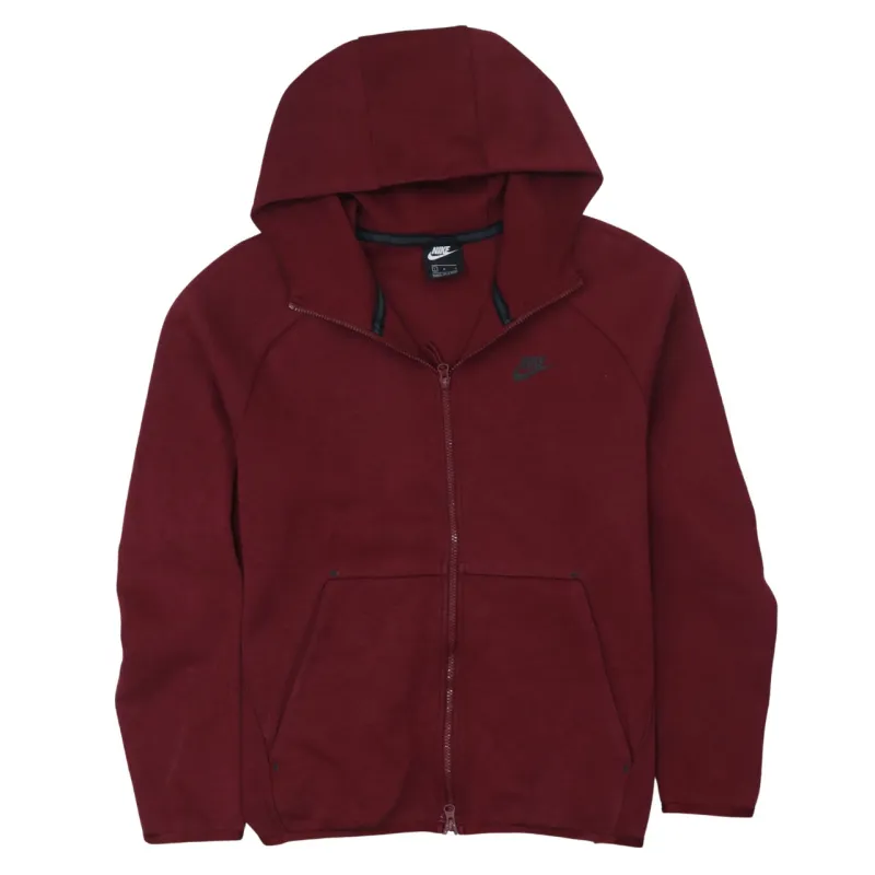 Nike 90's Swoosh Full Zip Up Hoodie Large Red sold by Vintage Club