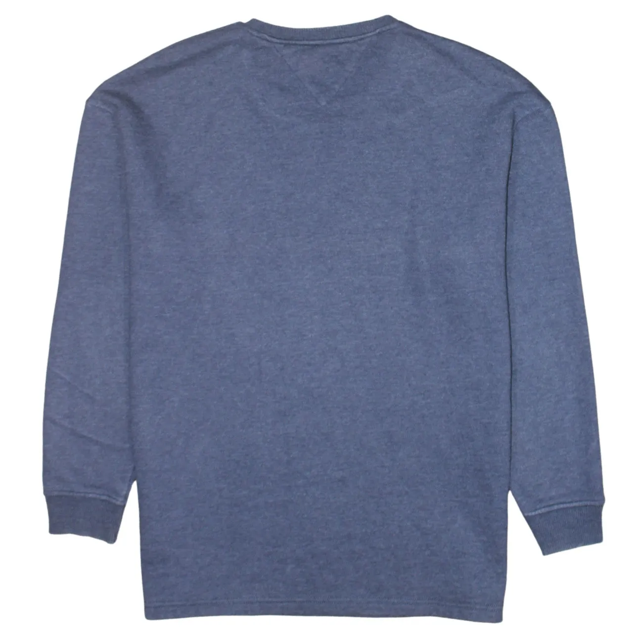 Tommy Hilfiger 90's Spellout Crew Neck Sweatshirt Small Blue sold by Vintage Club product image thumbnail 2