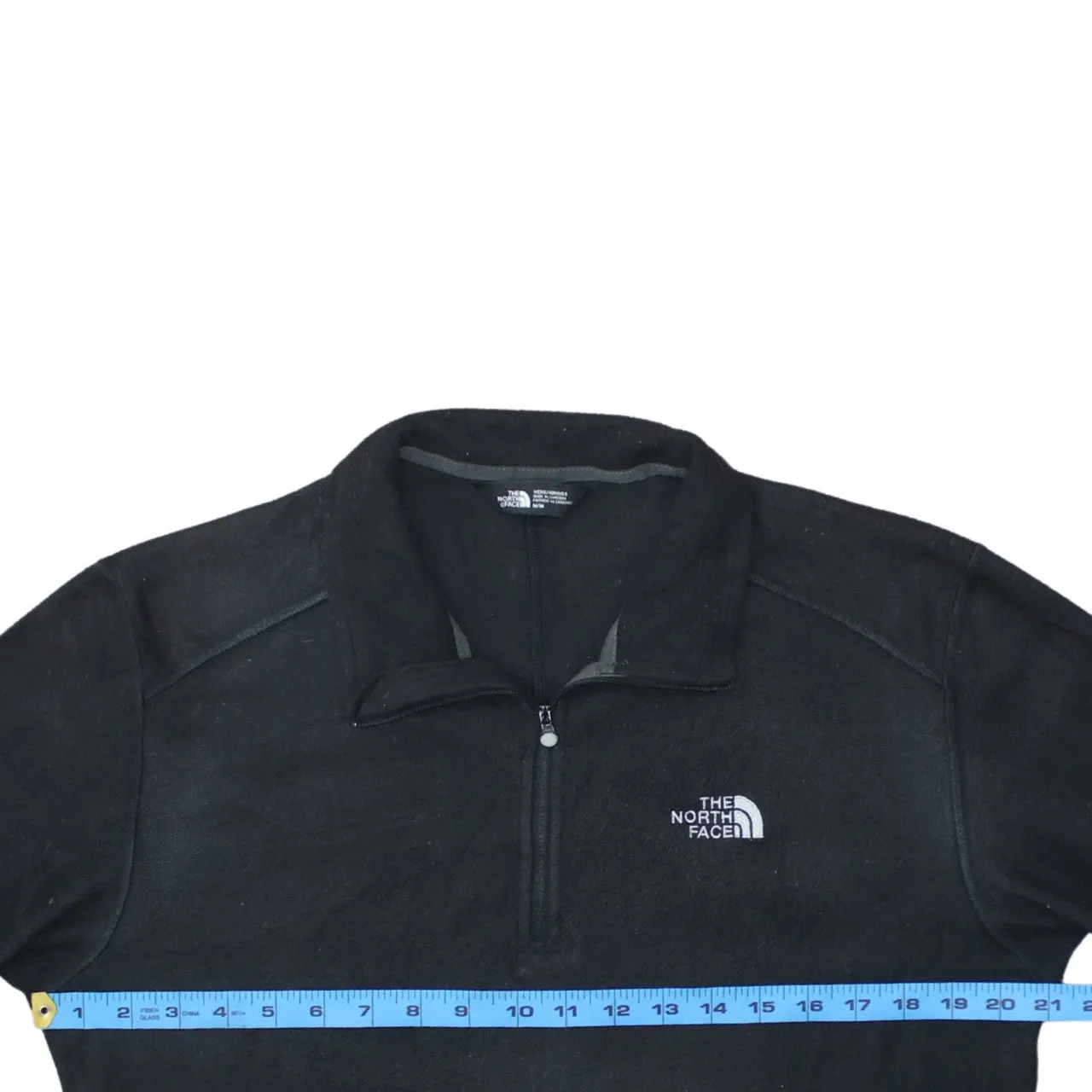The North Face 90's Hiking Warm Quarter Zip Fleece Jumper Medium Black sold by Vintage Club product image thumbnail 5