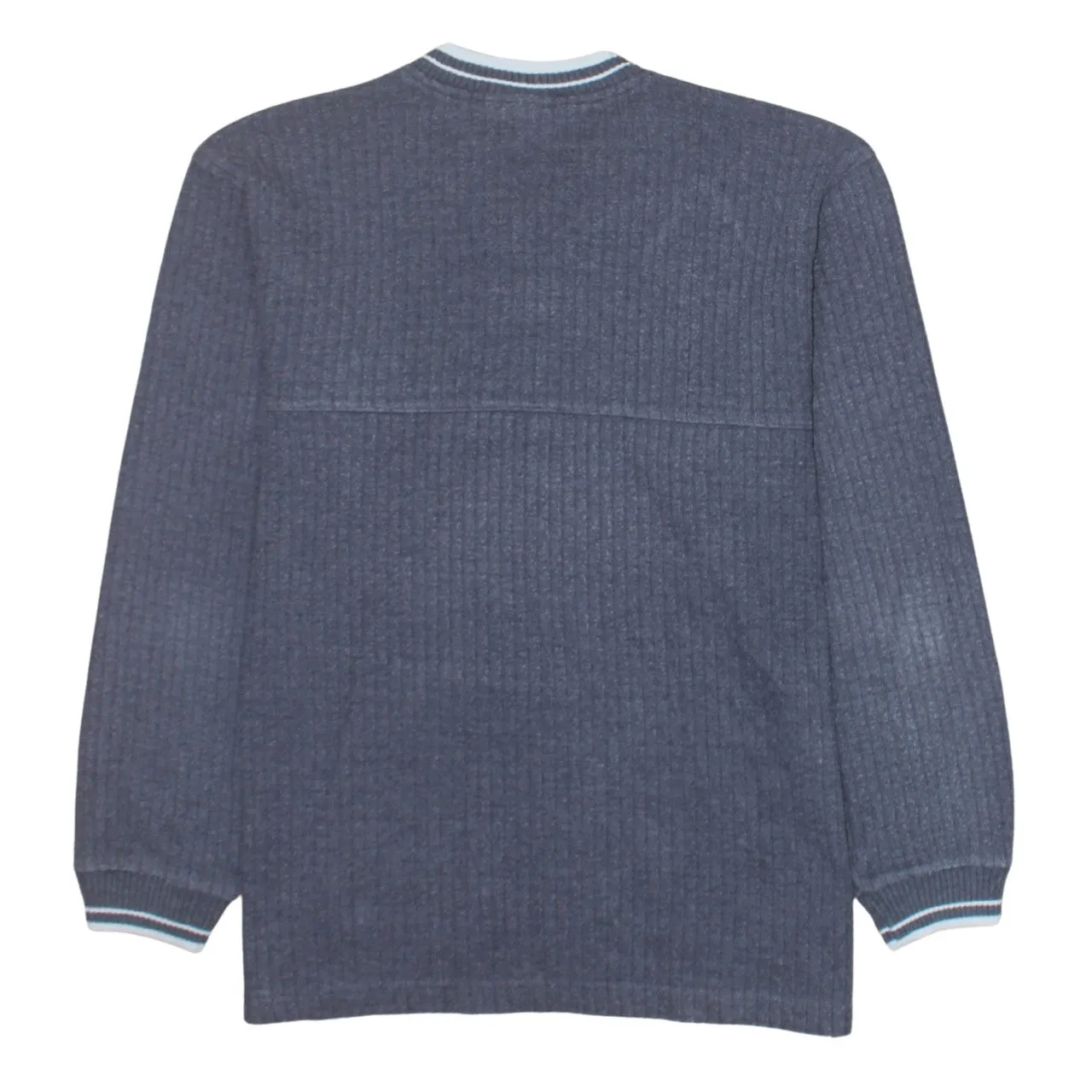 Hugo Boss Grey V Neck Jumper Men's Medium Ribbed Knit Embroidered Chest Logo Sweater sold by Vintage Club product image thumbnail 2