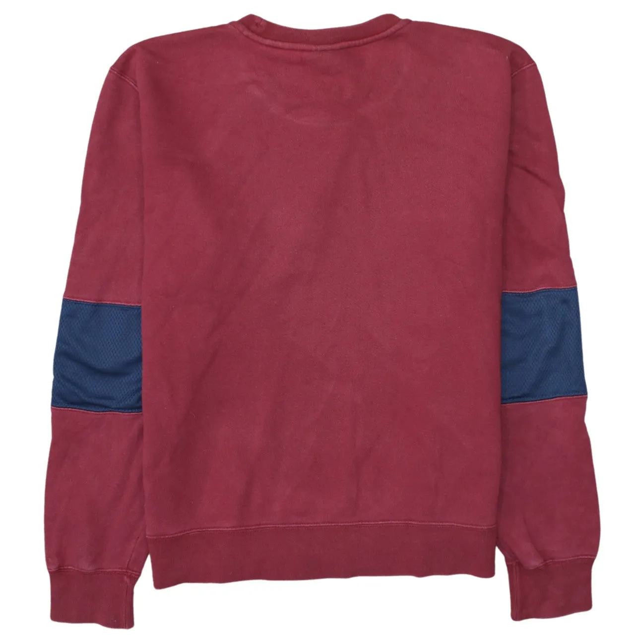 Champion Burgundy Red Sweatshirt Men's Large Embroidered Logo Elbow Panels Pullover Jumper sold by Vintage Club product image thumbnail 2