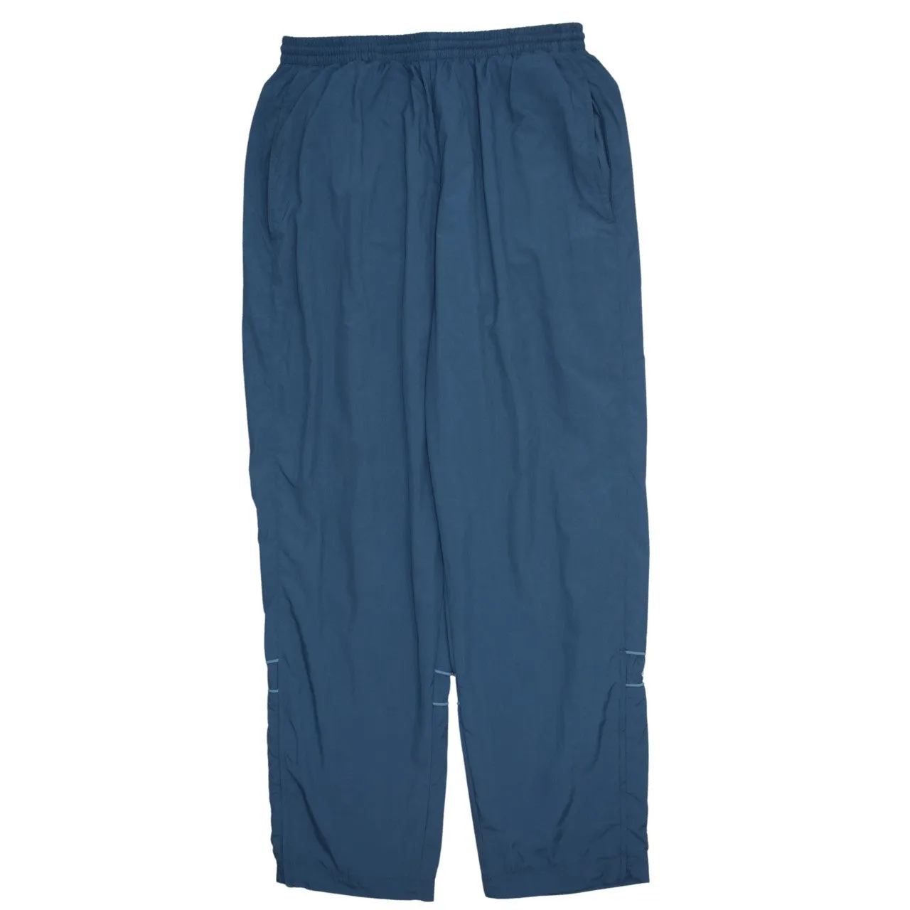 Nike Blue Joggers Men’s Large Elastic Waist Piping Detail Casual Track Pants sold by Vintage Club