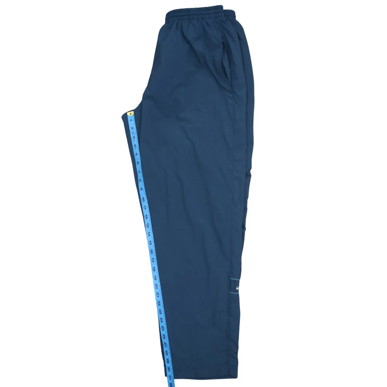 Nike Blue Joggers Men’s Large Elastic Waist Piping Detail Casual Track Pants sold by Vintage Club product image thumbnail 5