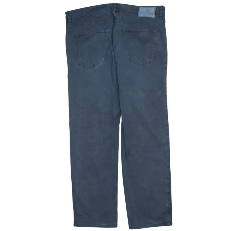 HUGO BOSS Navy Blue Trousers Men's W36 Five Pocket Casual Chino Jeans Pants sold by Vintage Club