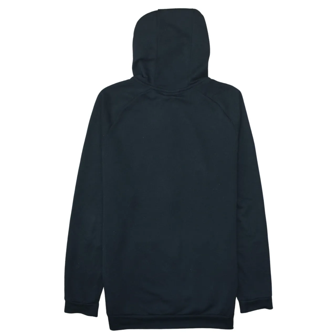 Nike Black Full Zip Hoodie Men’s Large Embroidered Swoosh Split Pocket Sweatshirt sold by Vintage Club product image thumbnail 2