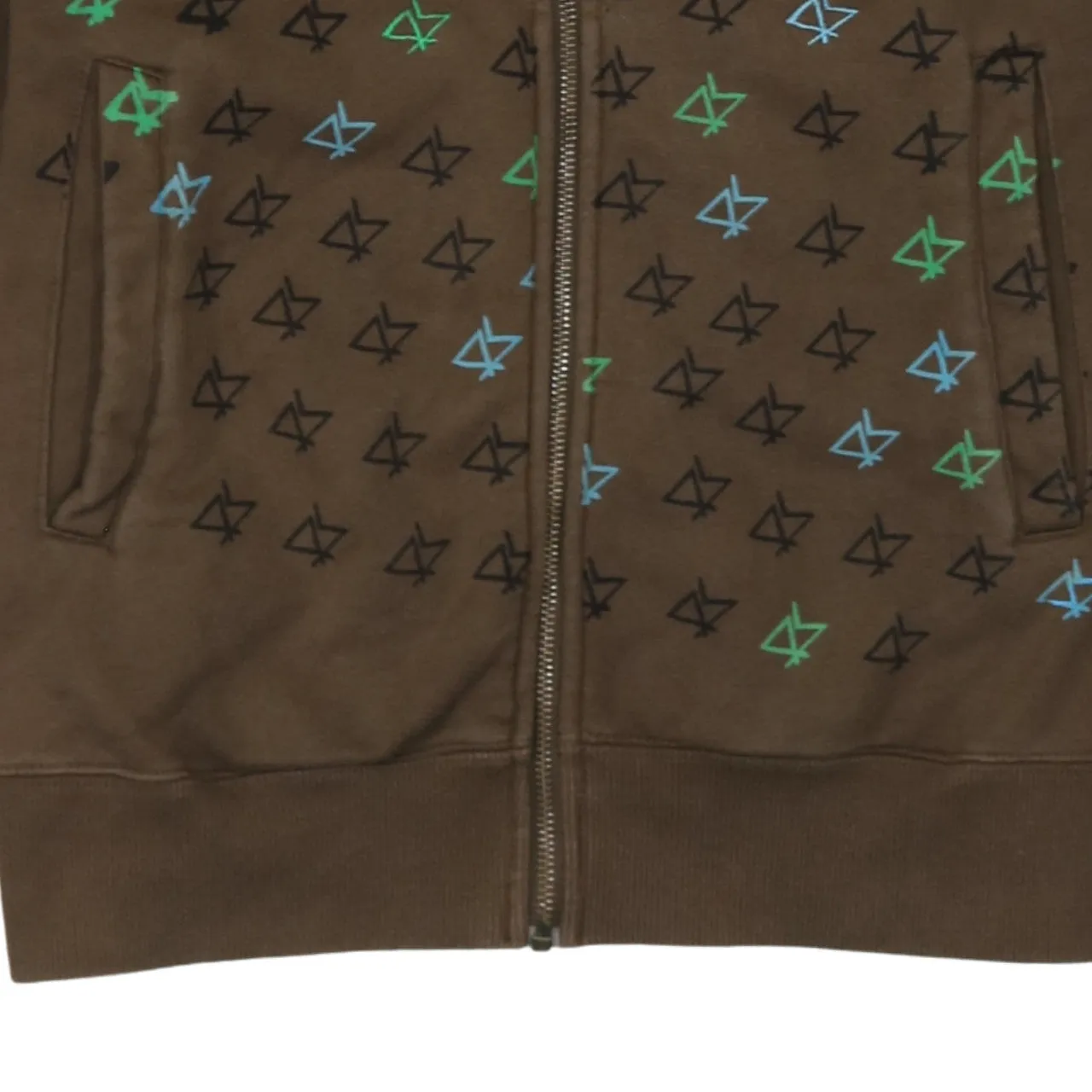 QuikSilver 90's Lightweight Full Zip Up Sweatshirt Small Brown sold by Vintage Club product image thumbnail 4