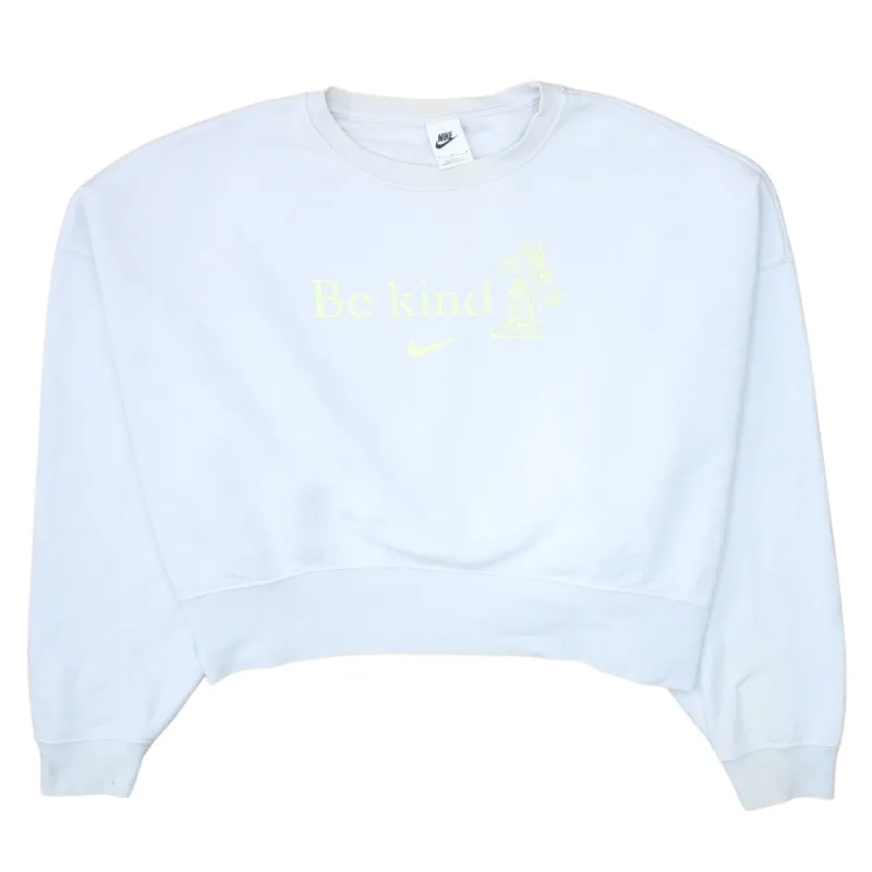 Nike 90's Center Middle Swoosh Crew Neck Sweatshirt Medium Grey sold by Vintage Club