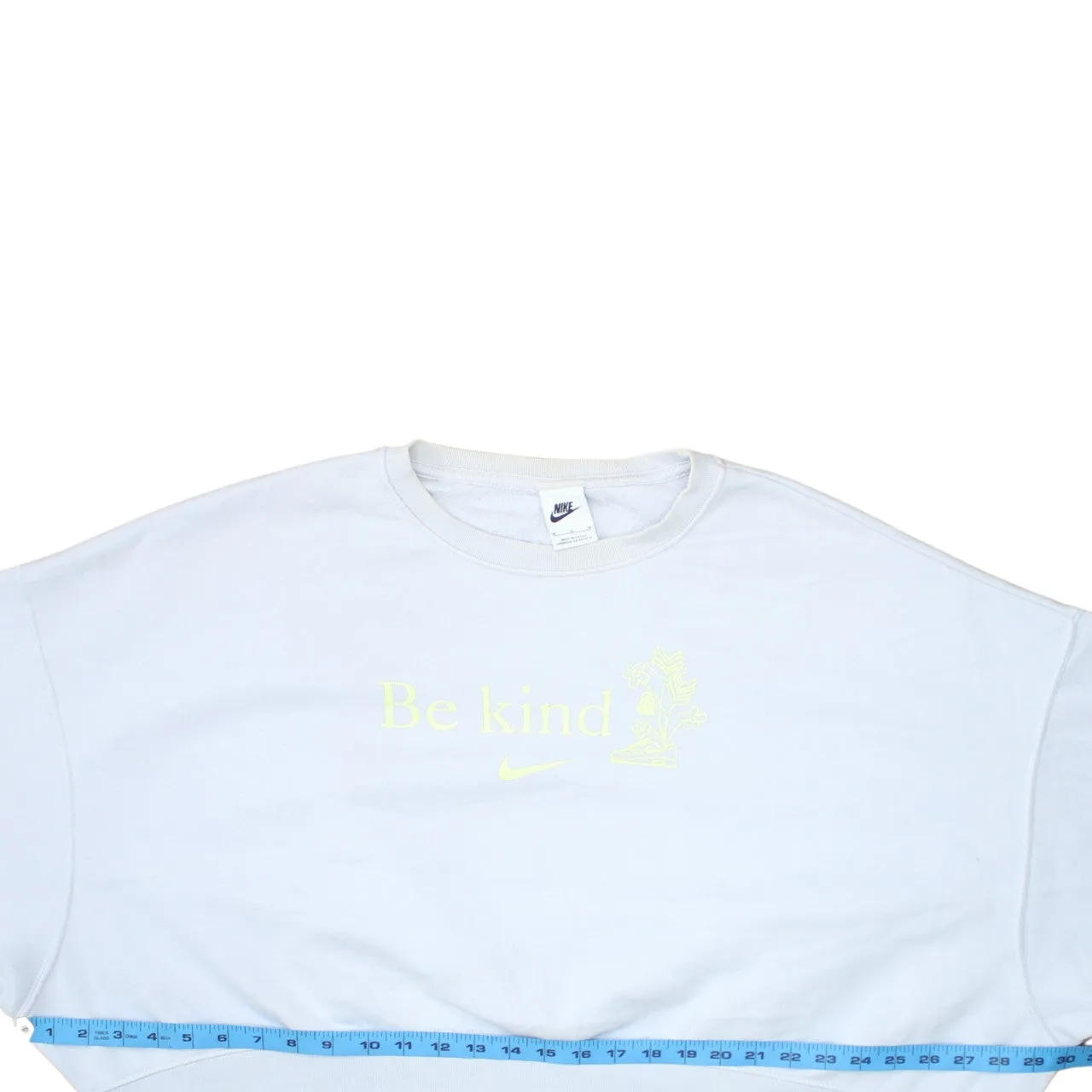 Nike 90's Center Middle Swoosh Crew Neck Sweatshirt Medium Grey sold by Vintage Club product image thumbnail 5