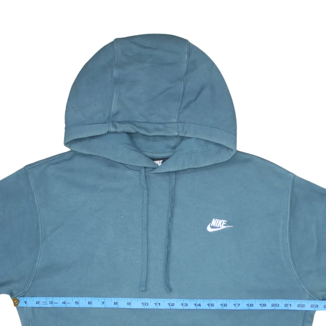 Nike 90's Swoosh Pullover Hoodie Large Blue sold by Vintage Club product image thumbnail 5